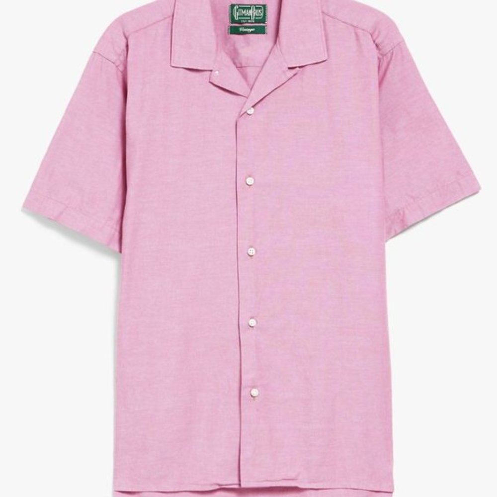 Gitman Brothers Vintage / Iridescent Chambray SS Camp Shirt